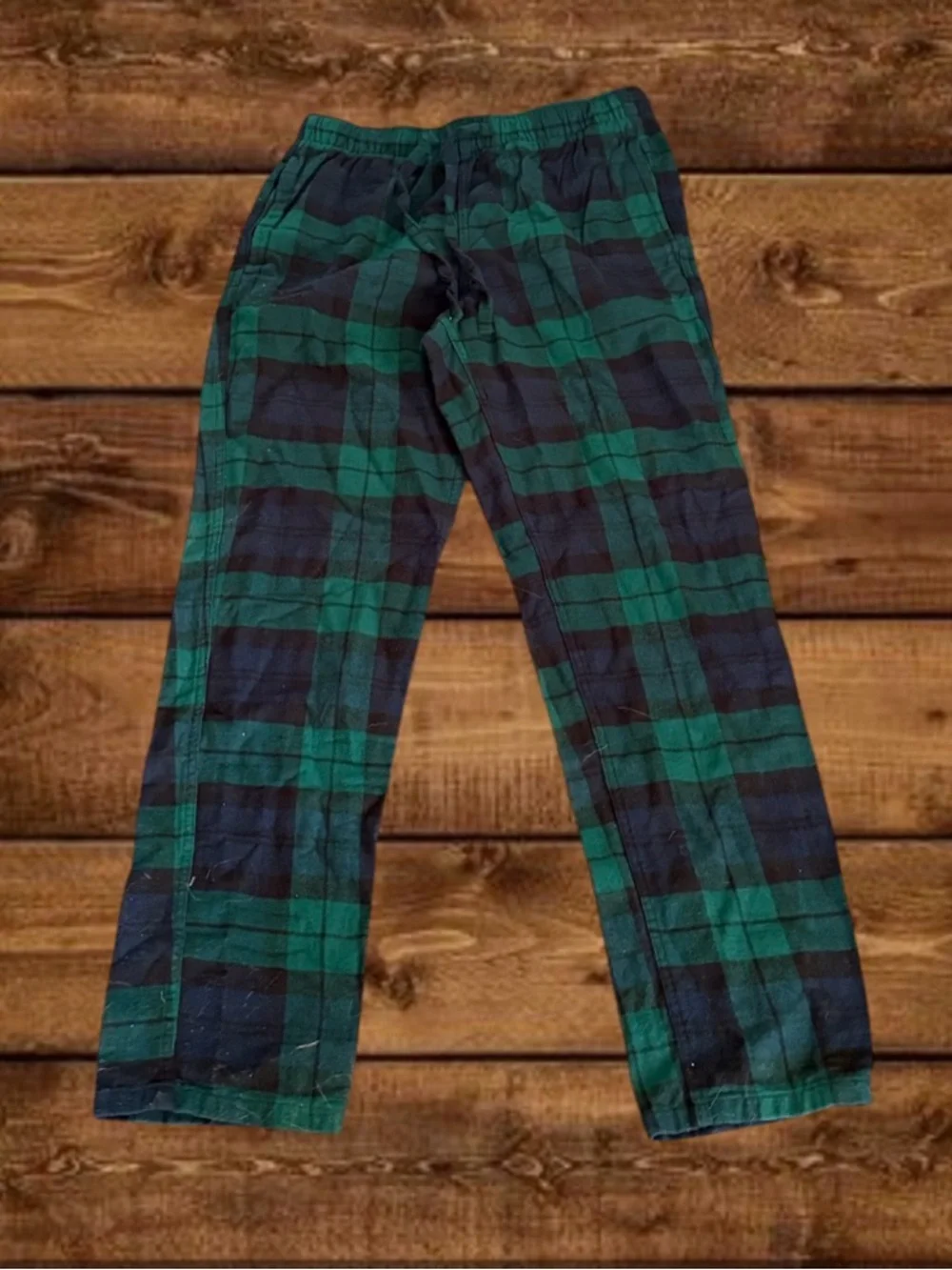 J Crew Mens Plaid Flannel Pajama Pants Size Small Blackwatch Soft Lightweight S